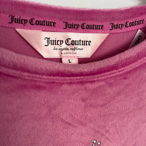 Juicy Couture Pink Velour Top NWT - Picture 2 of 10